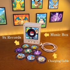 Echo Spins™ Poke - Customizable Magnetic Record Player