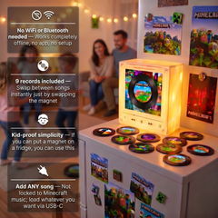 Echo Spins™ MC - Customizable Magnetic Record Player
