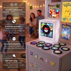 Echo Spins™ Poke - Customizable Magnetic Record Player